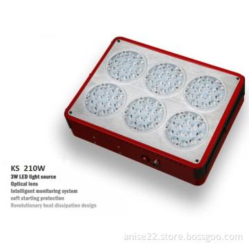 85-265VAC 210W Full Spectrum LED Plant Growing Lights, EPI Chip for Greenhouses
